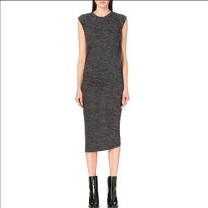 Isabel Marant Etoile Warrick Midi dress Sz 36 gray